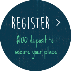 Register now, $100 to secure your place